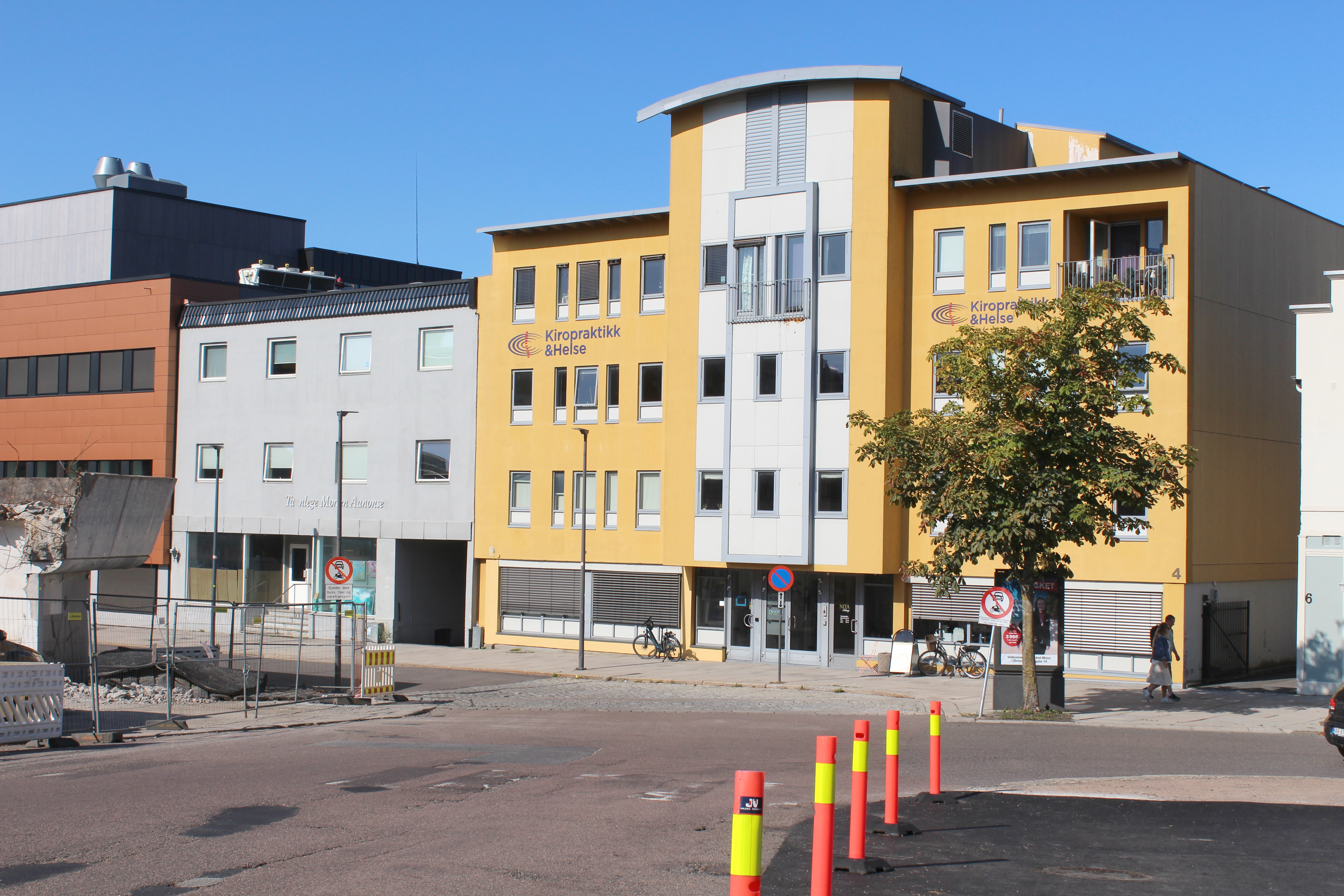 Kontorseksjon Moss sentrum v/Dronningskvartalet - utleid Nemus - konverteringspotensiale