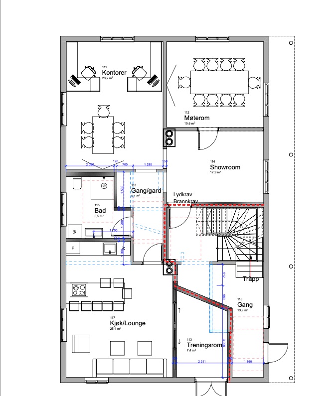 Betydelig ombygd bygård med 4 leiligheter og næringslokale på gateplan. – bilde 7
