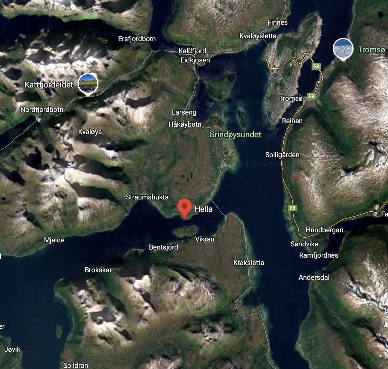 Stort ubebygd tomteareal på Kvaløya/Tromsø – bilde 2