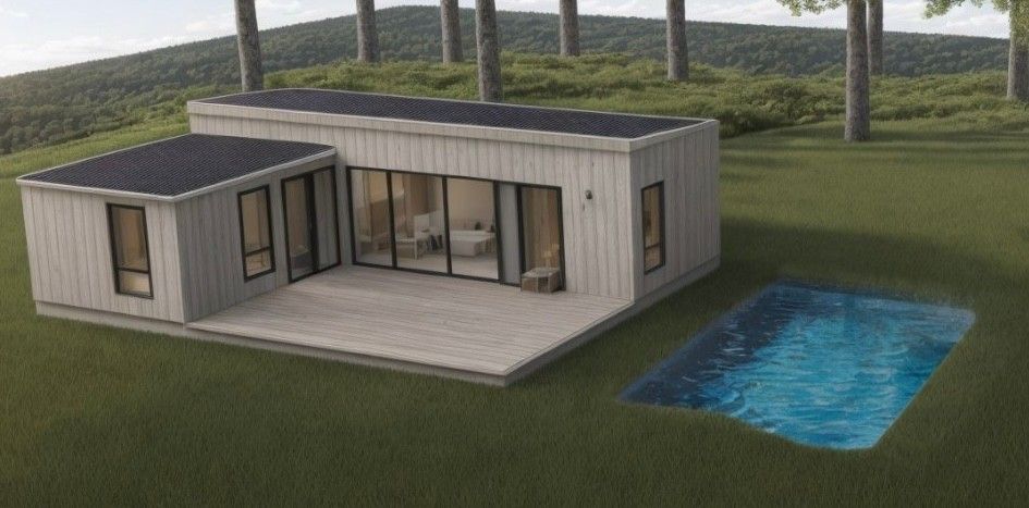 Investere i drømme hytter på Hausvikstranda i Lyngdal? Nå kan du sikre deg ditt eget investeringsobjekt ved sjøen i Lyngdal. Hytter på 50/​90 kvm for salg. En hytte er reservert🥳 – bilde 4