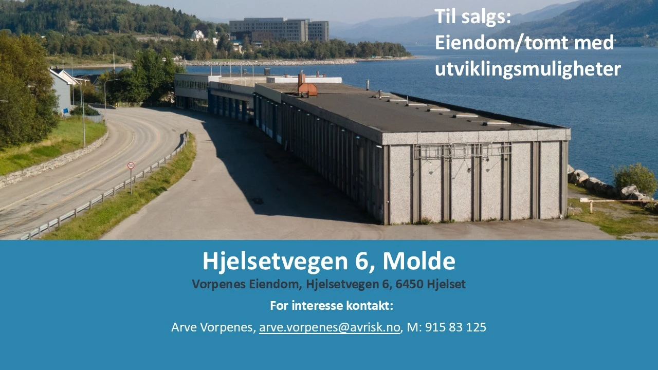 Sjelden mulighet, næringsbygg/​tomt med muligheter for omregulering til 42 boenheter – bilde 1