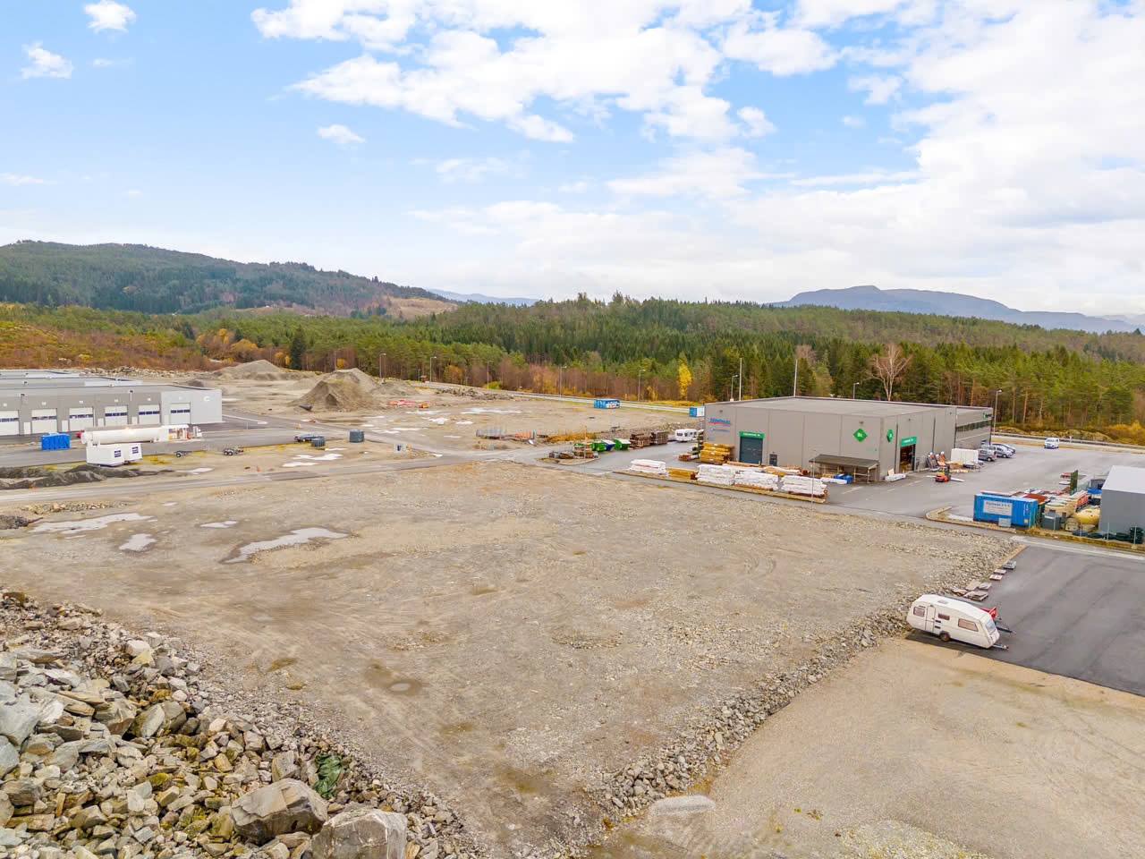 Tomt på 5 mål til salgs på Nordhordland Næringspark – svært god plassering langs E39 (13 min til Knarvik) – bilde 9