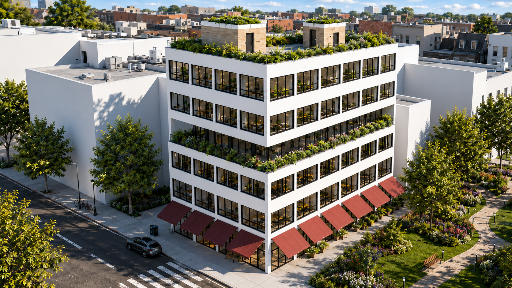 Sentralt utviklingsprosjekt i Porsgrunn med potensial for å bygge ytterligere 3 etasjer og totalt 37 leiligheter