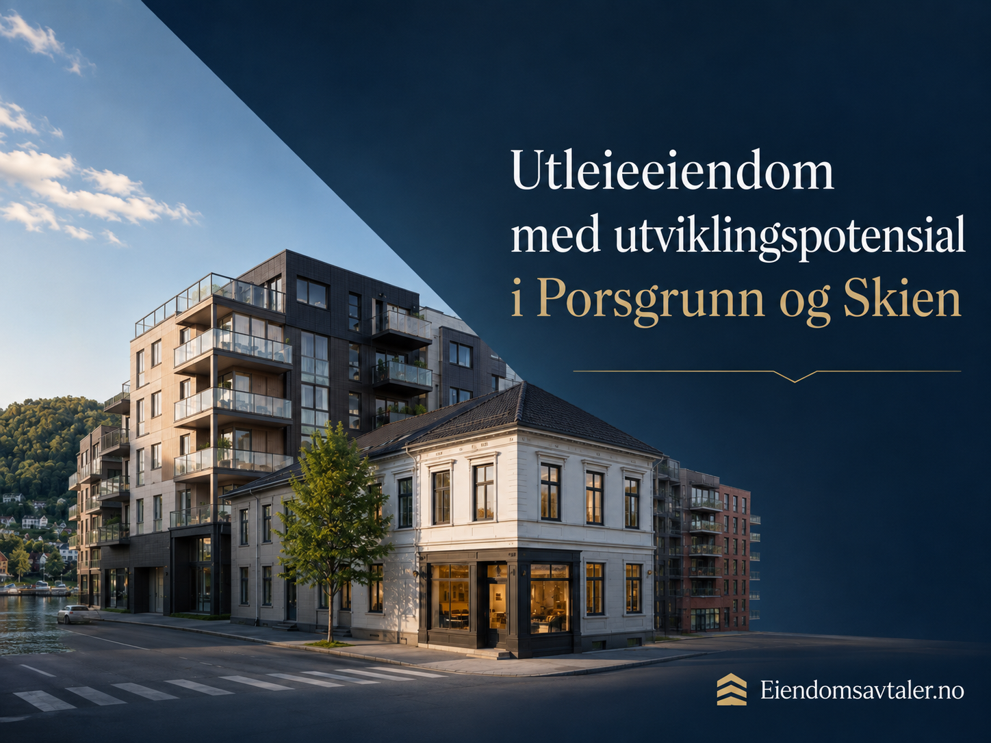 Utleieeiendom med utviklingspotensial i Porsgrunn og Skien