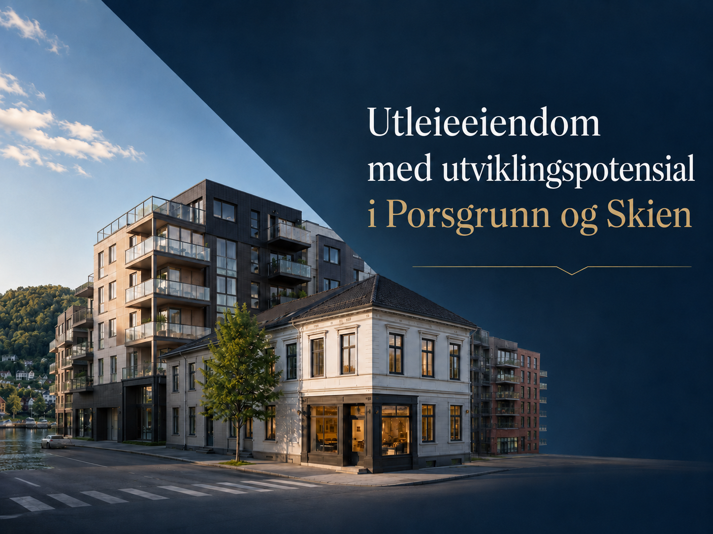 Utleieeiendom med utviklingspotensial i Porsgrunn og Skien