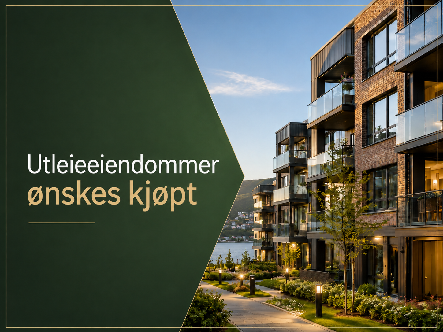 Investor søker utleieeiendommer