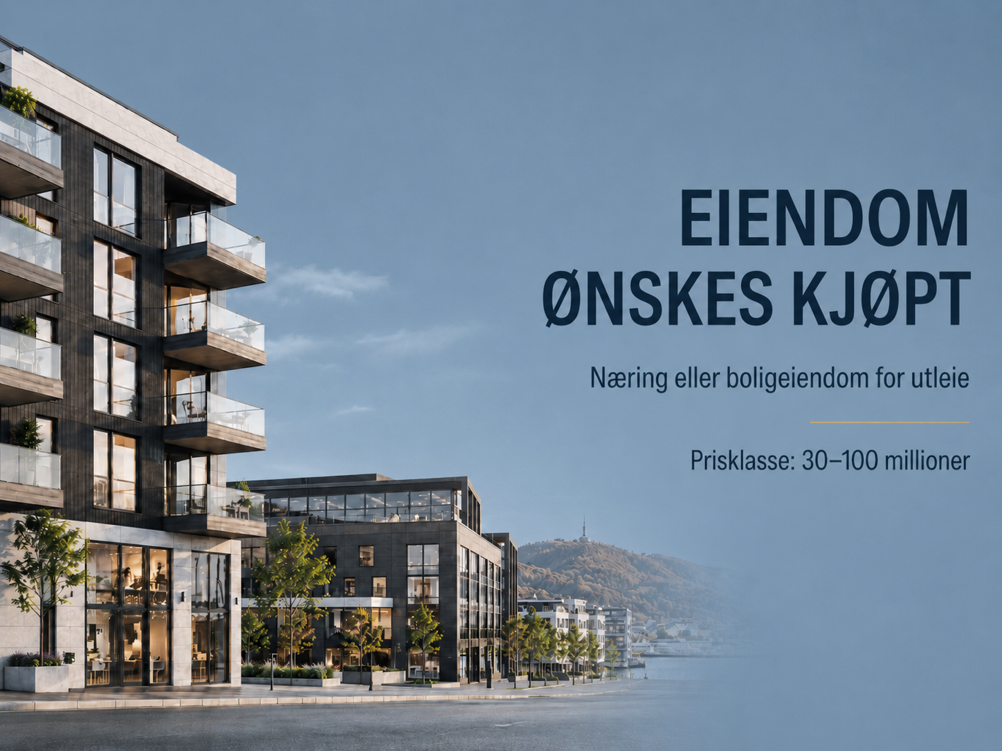 Nærings- og boligeiendom for utleie