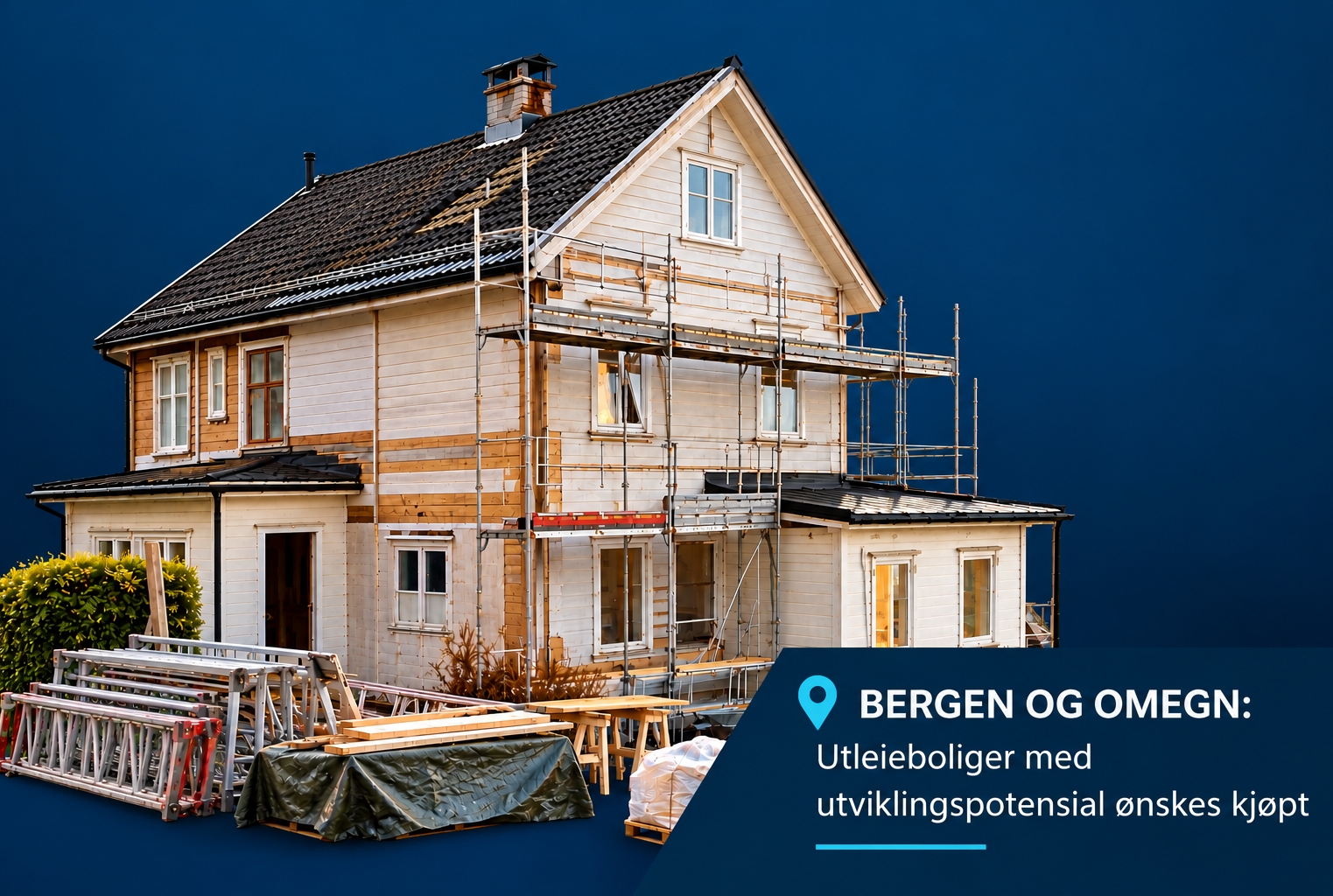 BERGEN OG OMEGN: Utleieboliger med utviklingspotensial ønskes kjøpt