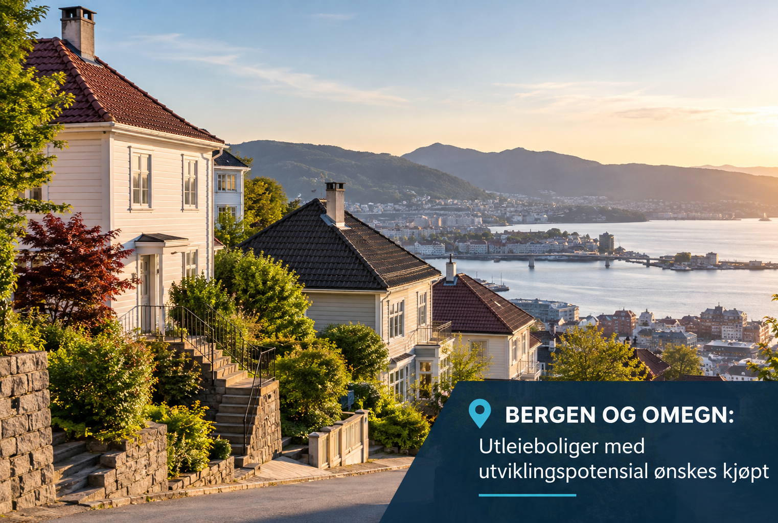 BERGEN OG OMEGN: Utleieboliger med utviklingspotensial ønskes kjøpt