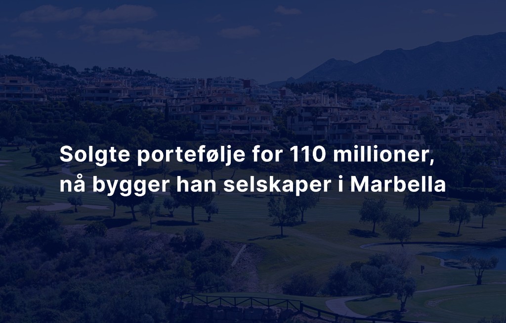 Pål Restad solgte utleieportefølje for 110 millioner