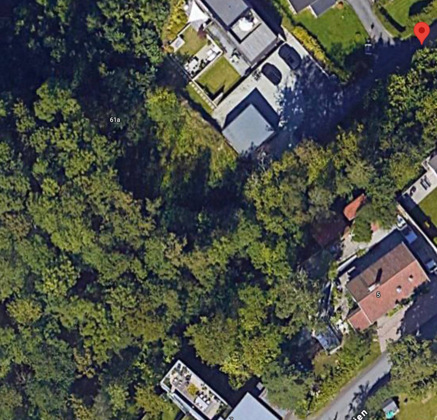 Solrik boligtomt med rammetillatelse til enebolig på 263 kvm, Bærum – Høvik – bilde 1