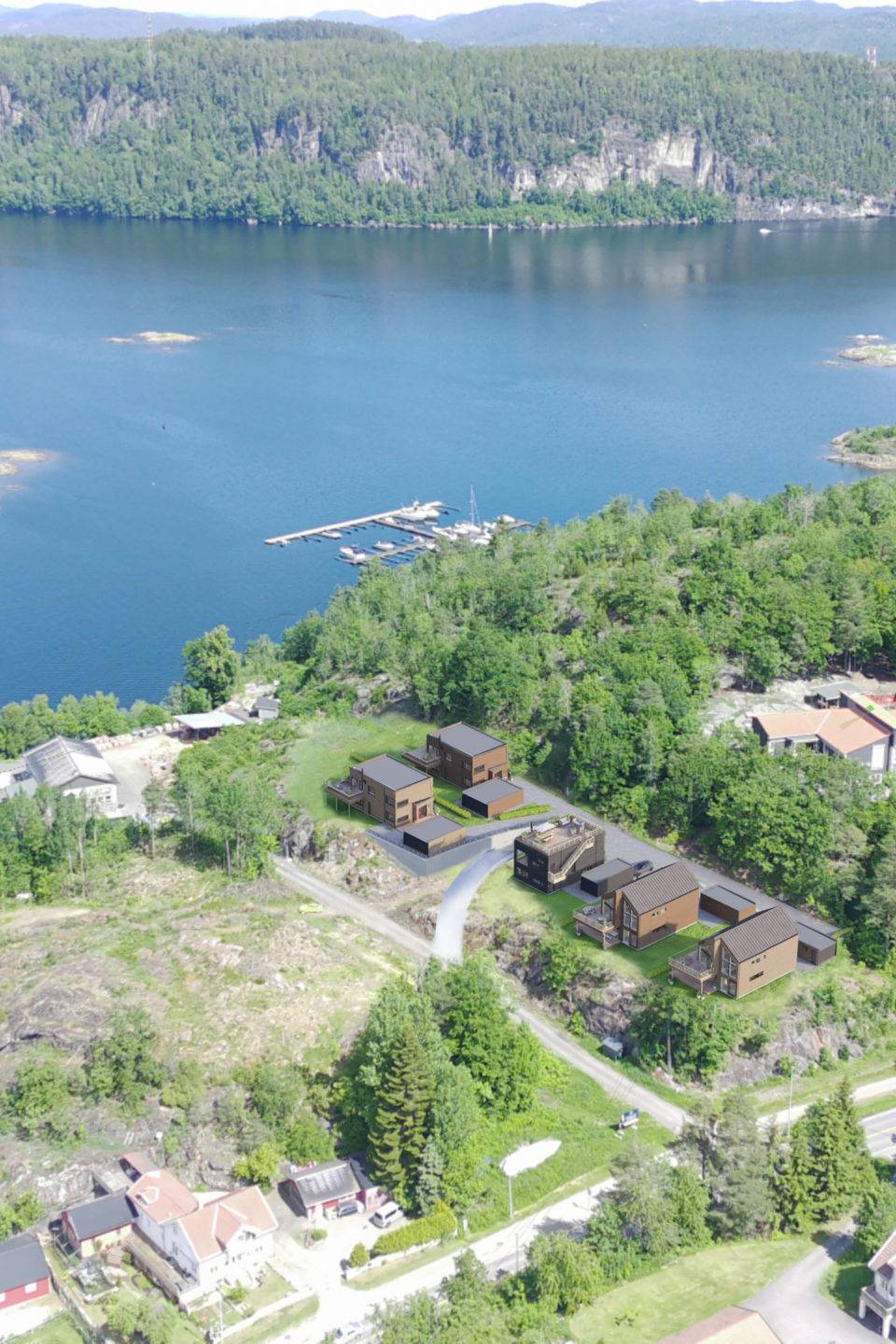 Høyt og fritt beliggende med nydelig fjordutsikt finner du det nye boligfeltet i Bamble, Utsikten Findal. – photo 2