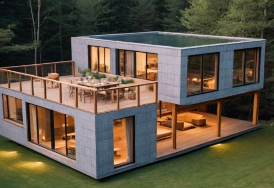 Nybygg av enebolig på Hauglandshella. Investorvennlig moderne familiebolig med store terrasser og utsikt – Nær sjø, natur og et steinkast fra Bergen sentrum. – bilde 2