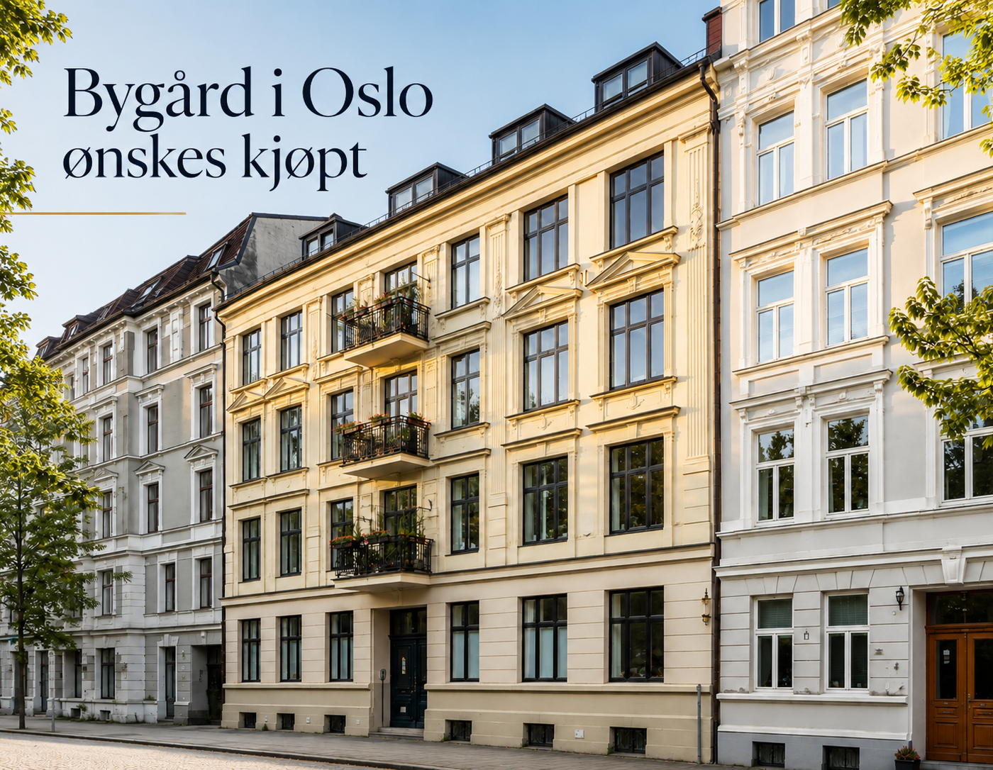 Bygårder i Oslo ønskes kjøpt – bilde 1