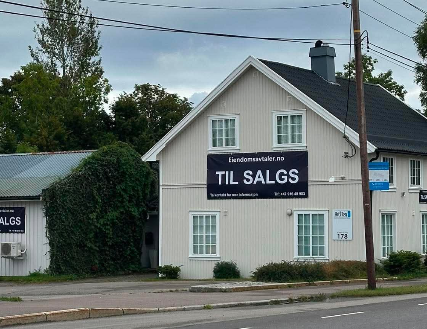 Kontorbygg med eget lagerbygg selges - Meget synlig og sentral eiendom – photo 1
